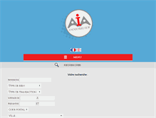 Tablet Screenshot of aia-immobilier.fr